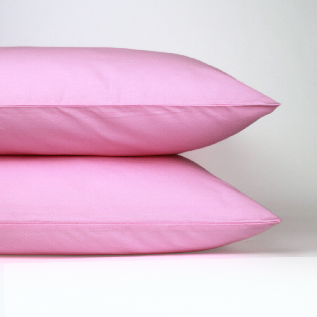 Tyynyliinat 2 kpl 60x70 - Vaaleanpunainen
