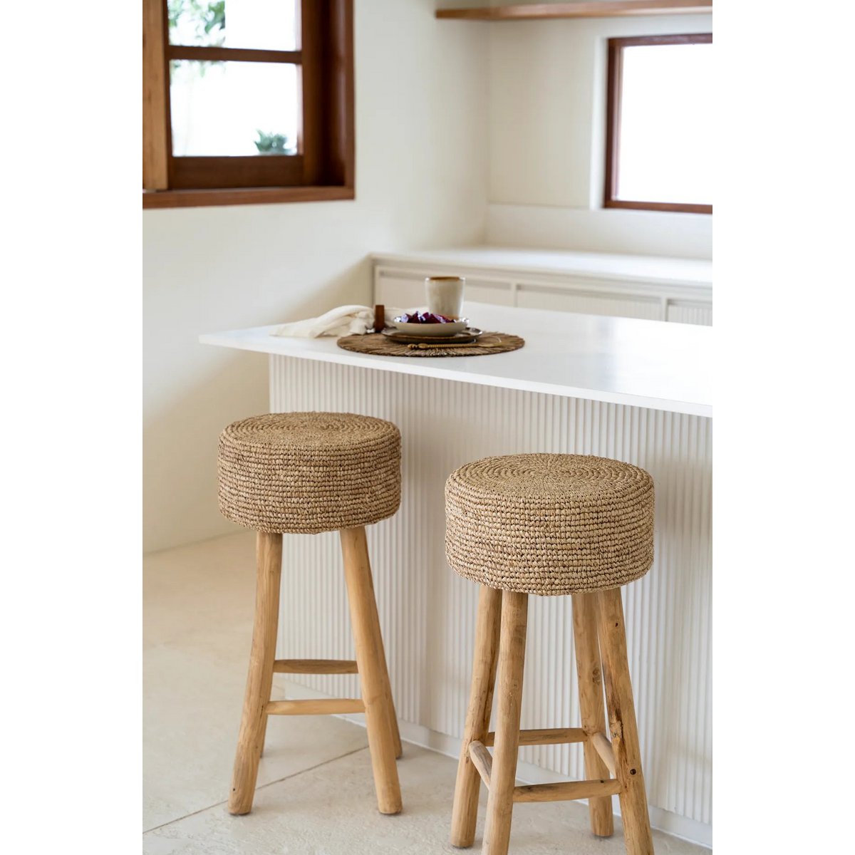 Baarijakkara - THE RAFFIA BAR STOOL